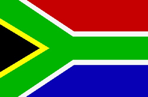 Paket mit 10 Flaggen Südafrika Art.-Nr. 0700000027