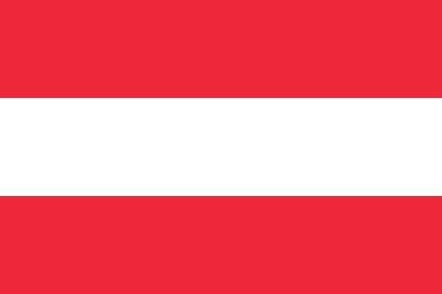 Paket mit 10 Flaggen Österreich 0700000043