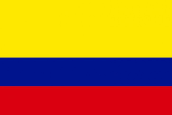 Package with 10 Colombia country flags Art.-No. 0700000057