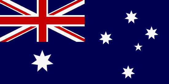 Package with 10 Country Flags Australia Art.-No. 0700000061
