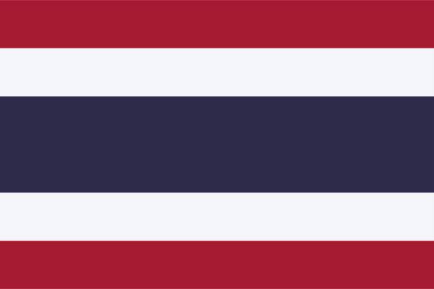 Paket mit 3 Flaggen Thailand Nr. 0700000066