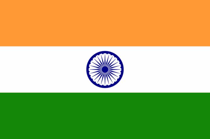 Paket mit 5 Flaggen Indien Art.-Nr. 0700000091