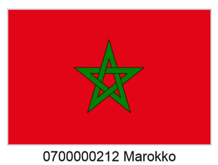 Pack with 10 flags Morocco Art.-Nr. 0700000212