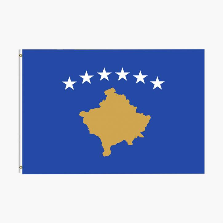 Paket mit 3 Flaggen Kosovo mit Ösen Art.-Nr. 0700000383a