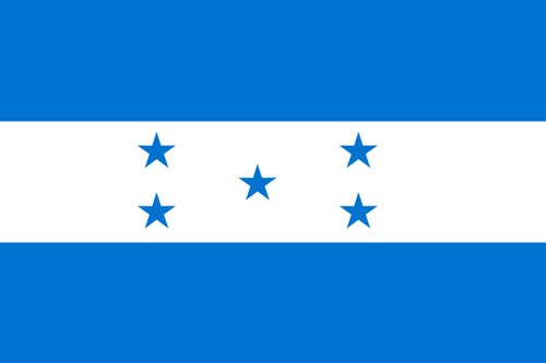 Paket mit 3 Flaggen Honduras Art.-Nr. 0700000504