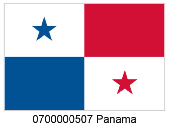 Package with 10 Panama country flag Art.-No. 0700000507