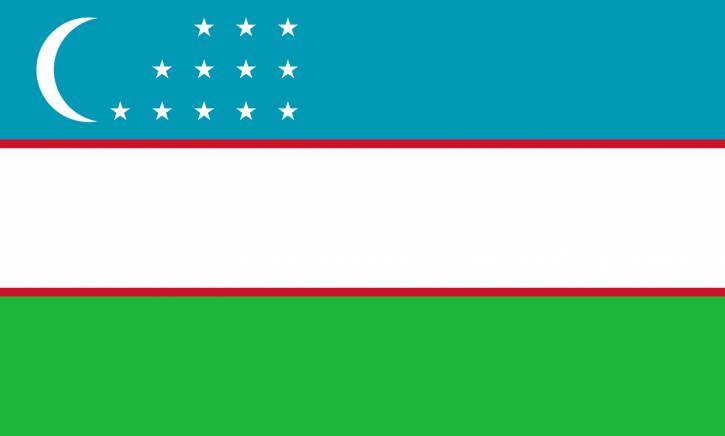Package with 3 flags Uzbekistan Art. 0700000998