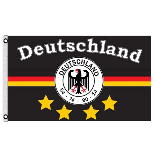 Paket mit 3 Flaggen Deutschland 4-Sterne Art.-Nr. 0700002049