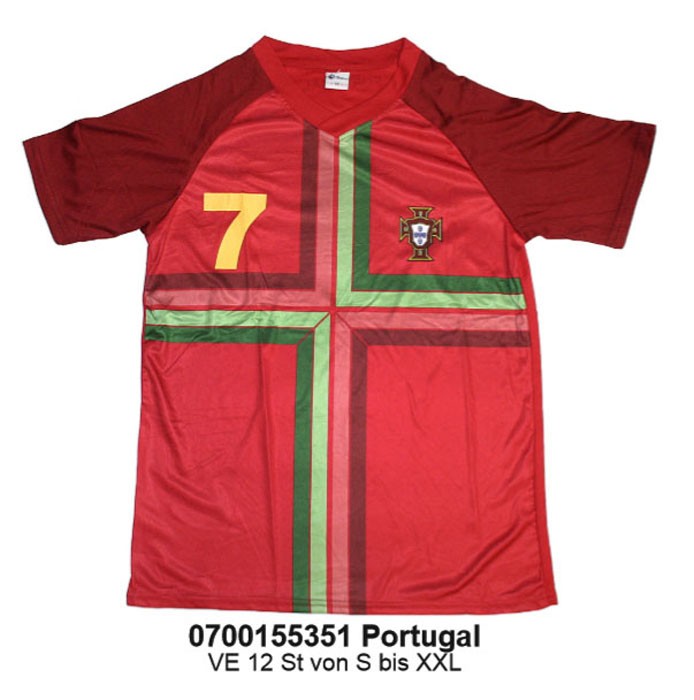 Packung with 12 Trikot Portugal Art.-Nr. 0700155351