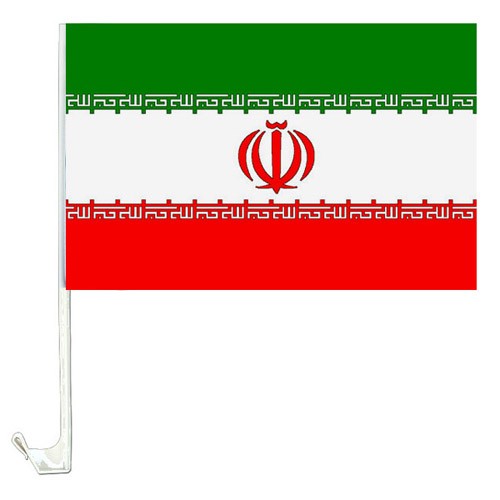 Packet with 10 Car Flags Iran Art.-Nr. 0700200098