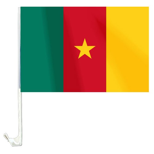 Pack with 10 Car Flag Cameroon Art.-Nr. 0700200237