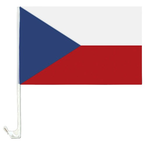 Paket mit 10 Autoflaggen Tschechische Republik 0700200420