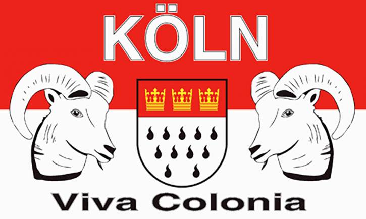 Paket mit 2 Flaggen Köln Art.-Nr. 100003572