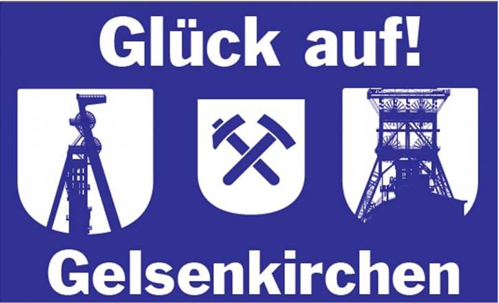 Package with 2 flags Gelsenkirchen Art.-Nr. 100004541