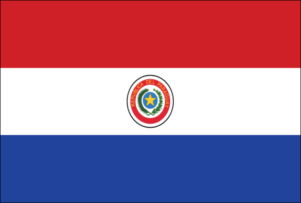 Paket mit 3 Flaggen Paraguay Art.-Nr. 0700000595