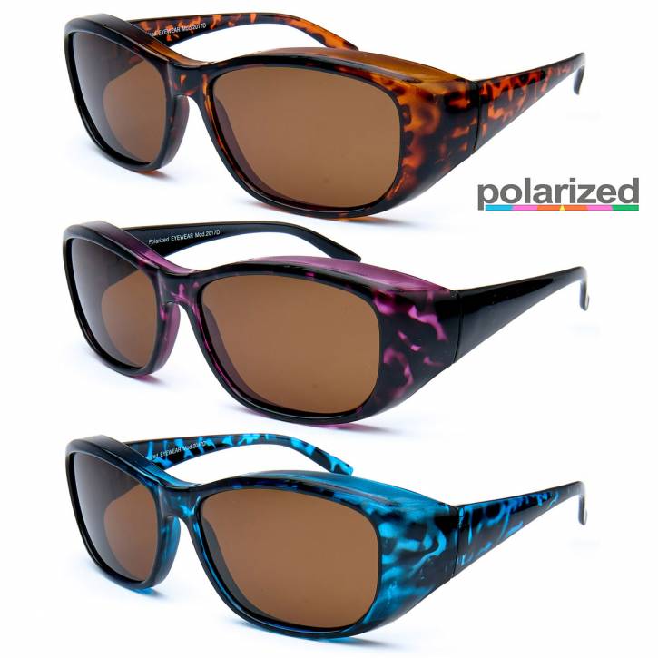 Box with 12 polarized fit-over sunglasses 5017D