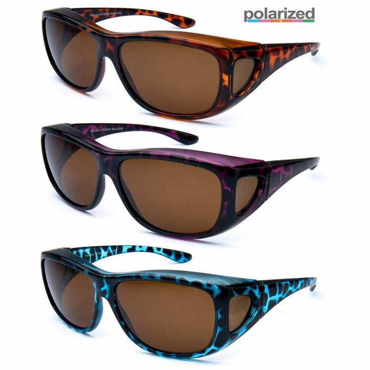 Box with 12 polarized fit-over sunglasses 5030A