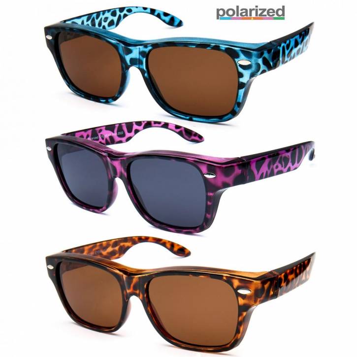 Box with 12 polarized fit-over sunglasses 5037A