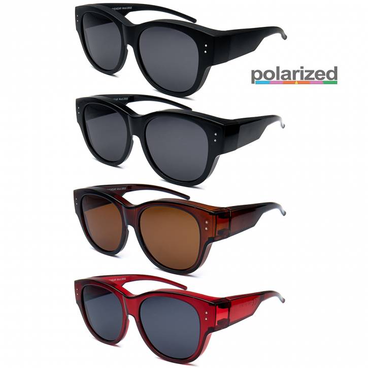 Paket mit 12 Polarisierte Überzieh-Sonnenbrillen 5053