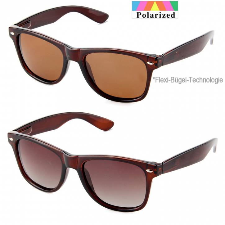 Package of 12 Polarized Sunglasses Nr. 6007A