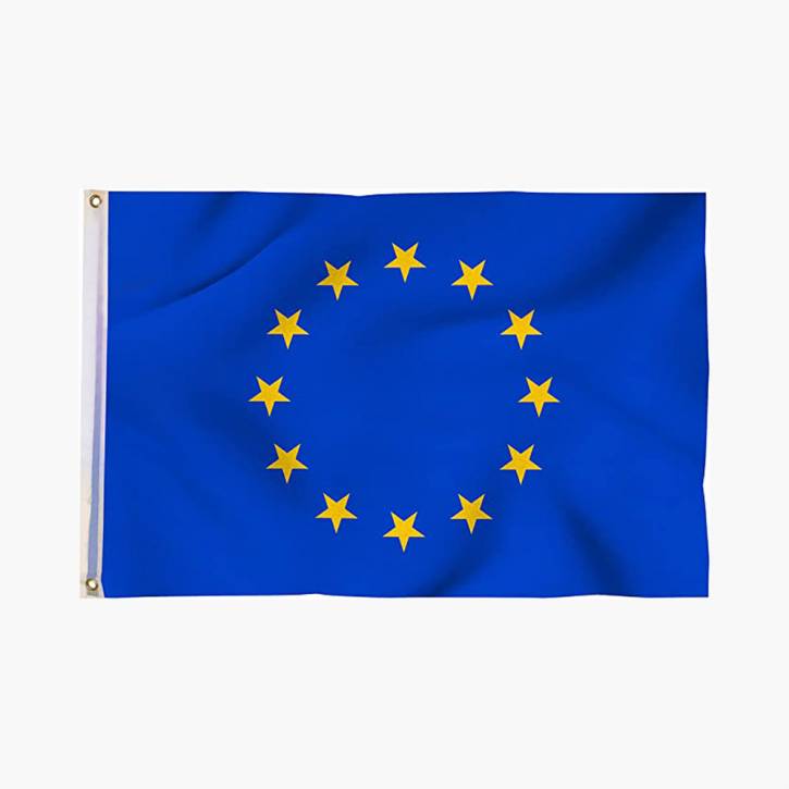 Package with 3 flags European Union with eyelets Art. 0700000999a