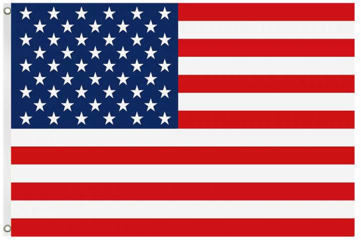 Paket mit 10 Flagge mit Ösen USA Art.-Nr. 0700000011a