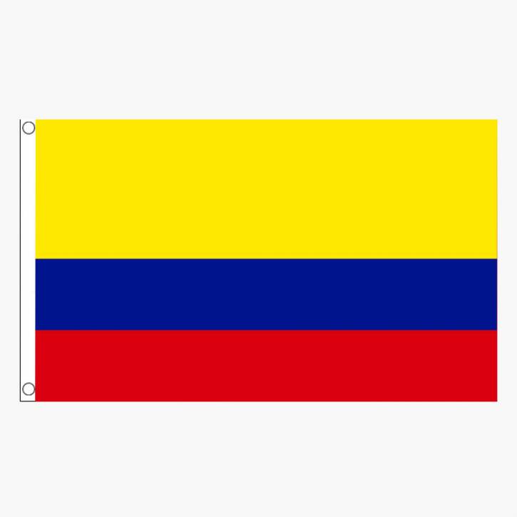 Package with 10 Colombia flags Art.-No. 0700000057a