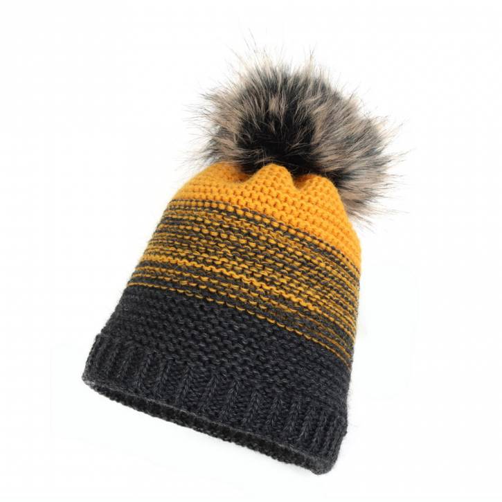 Pack with 3 winter caps M021 701 Mustard