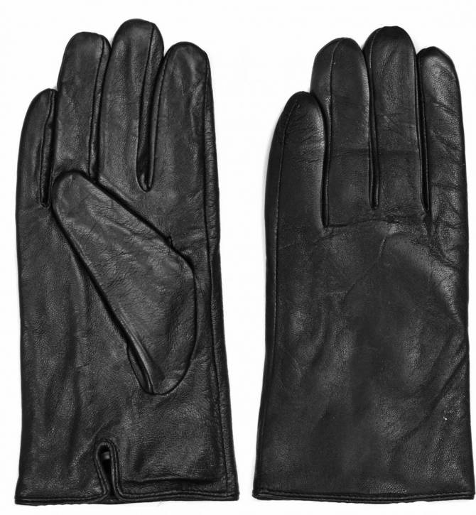 Herren Handschuhe Lederhandschuhe Winterhandschuhe Leather Gloves Schwarz - 12 Paar