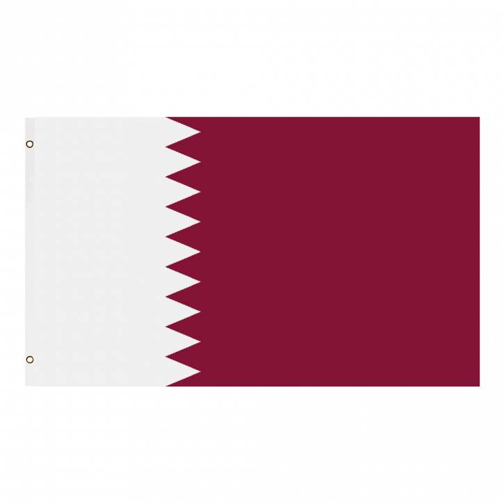 Pack with 3 Flags Qatar with eyelets Art.-Nr. 0700000974a