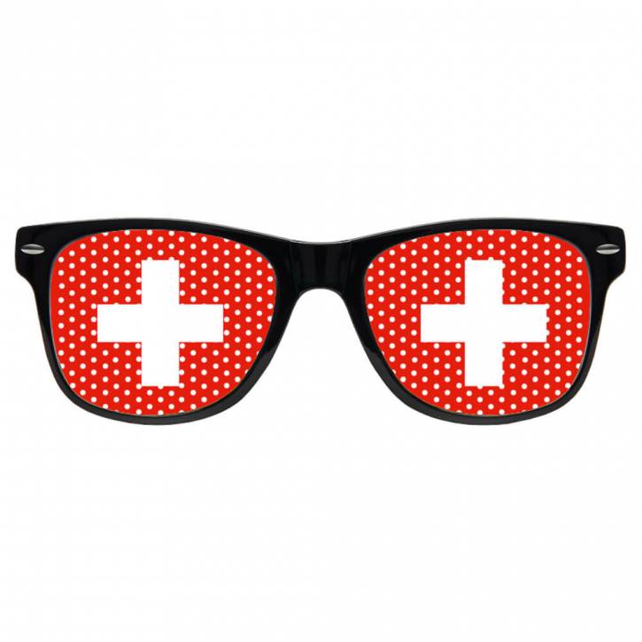 Package with 12 Switzerland fan glasses V1155