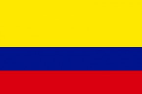 Paket mit 10 Kolumbien Länderflaggen Art.-Nr. 0700000057