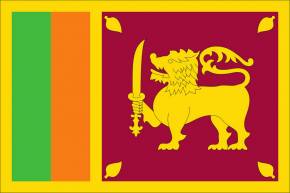Paket mit 3 Flaggen Sri Lanka Nr. 0700000094