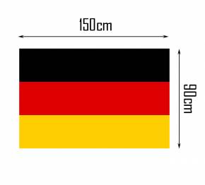 Paket mit 10 Flaggen Deutschland Art.-Nr. 0700000149