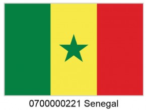 Paket mit 10 Senegal Laenderflagge Art.-Nr. 0700000221