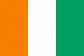 Paket mit 10 Länderflagge Elfenbeinküste Art.-Nr. 0700000225