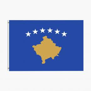 Paket mit 10 Flaggen Kosovo mit Ösen Art.-Nr. 0700000383a