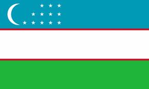 Paket mit 3 Flaggen Usbekistan Nr. 0700000998
