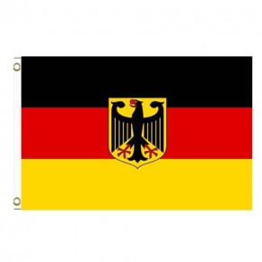 Paket mit 10 Flaggen Deutschland mit Adler und Ösen Art.-Nr. 0700000149a