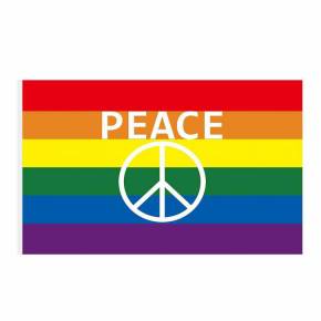 Paket mit 10 Peace-Regenbogenflagge Art.-Nr. 0700009997