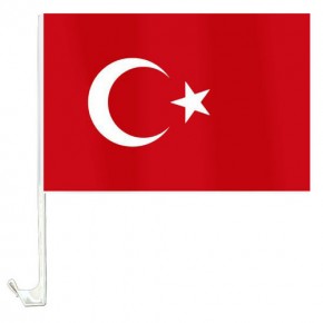 Pack with 10 car flags Turkey 0700200090