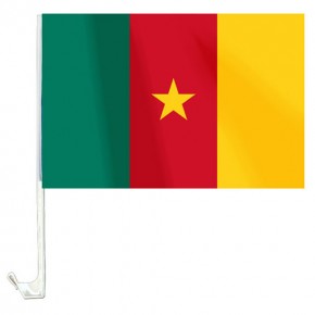 Paket mit 10 Autoflaggen Kamerun Art.-Nr. 0700200237