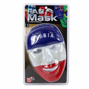 Pack of 5 Serbia fan masks 0700425381