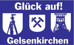 Paket mit 2 Flaggen Gelsenkirchen Art.-Nr. 100004541