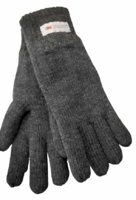 Herren Handschuhe Winterhandschuh mit 3M Thinsulate Insulation Grau - 6 Paar