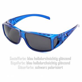 Paket mit 12 Polarisierte Überzieh-Sonnenbrillen Nr. 5002