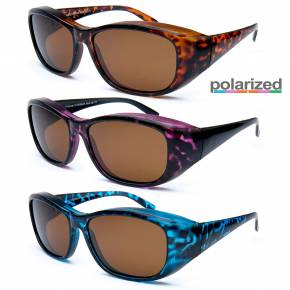 Paket mit 12 Polarisierte Überzieh-Sonnenbrillen 5017D