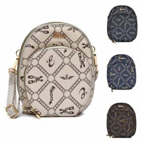 Eslee Minibag Umhängetasche Handtasche PU-Leder Damentasche Schultertasche - 4er Set verschiedene Farben sortiert