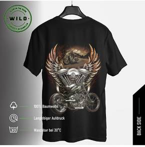 Paket mit 6 T-Shirts der Marke WILD ART6124-W0098