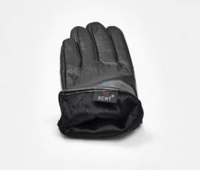 Damen Handschuhe Lederhandschuhe Winterhandschuhe Leather Gloves Schwarz - 12 Paar